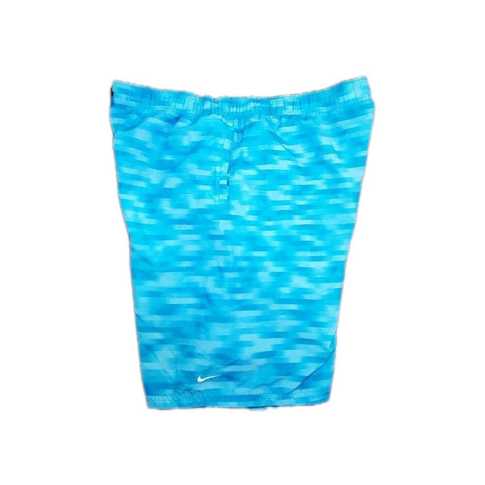 Nike Men’s Teal Swim Trunks Size L Summer Beach Za1-66 - Picture 7 of 9